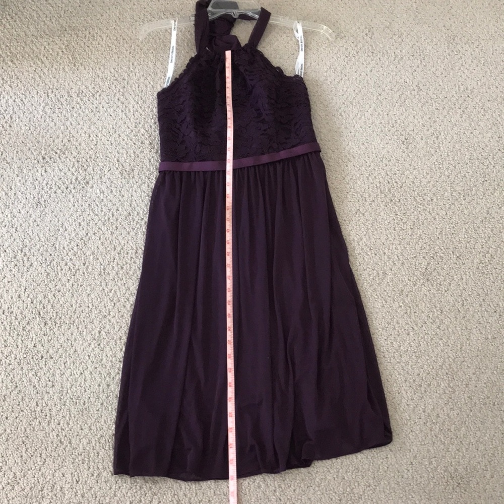 Davids Bridal bridesmaid halter dress size 4 - Picture 8 of 8